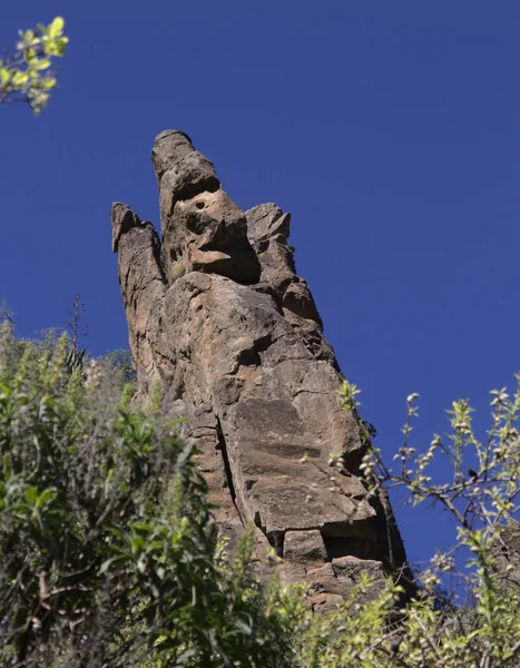 Gran Canaria Rota Caminhada Ariund Aldeia Tenteniguada Município Valsequillo Tempo — Fotografia de Stock