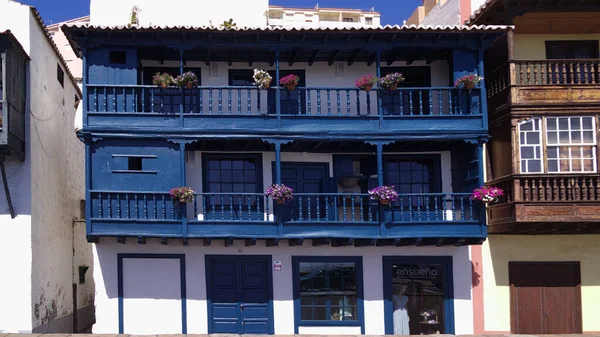 Santa Cruz Palma Spanien Mars 2022 Turister Och Lokalbefolkning Njuta — Stockfoto