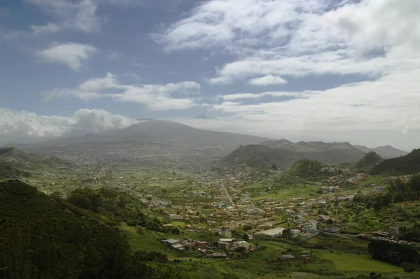 Tenerife Landschap Van Het Noordoostelijke Deel Van Het Eiland Van — Stockfoto