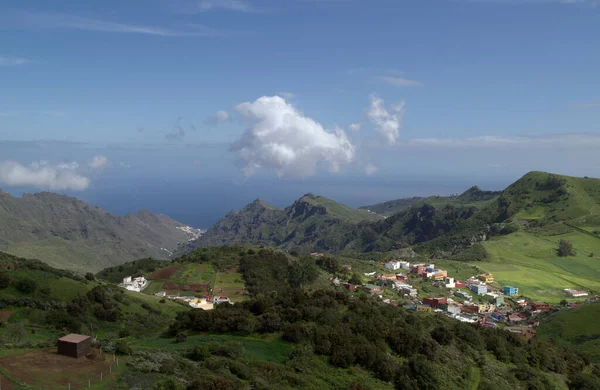 Tenerife Paysage Partie Nord Est Île Depuis Belvédère Mirador Jardina — Photo