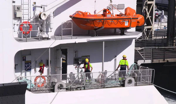 Santa Cruz Tenerife Spanien April 2022 Havsfärjan Fred Olsen Express — Stockfoto