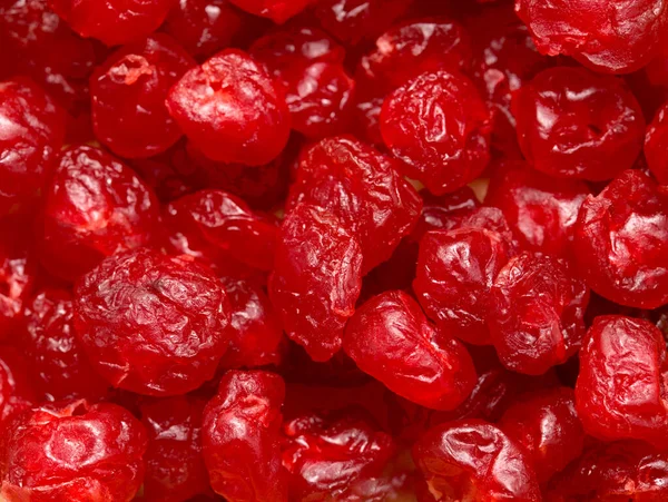 Κόκκινα Ζαχαρωμένα Αφυδατωμένα Κεράσια — Φωτογραφία Αρχείου