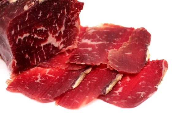 Cecina Leon Salted Air Dried Beef Leon Province Local Specialty — Stock Photo, Image