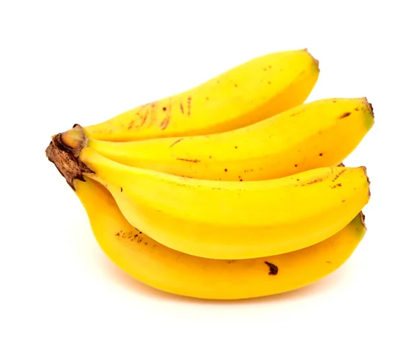 Bando Pequenas Bananas Das Ilhas Canárias Espanha — Fotografia de Stock