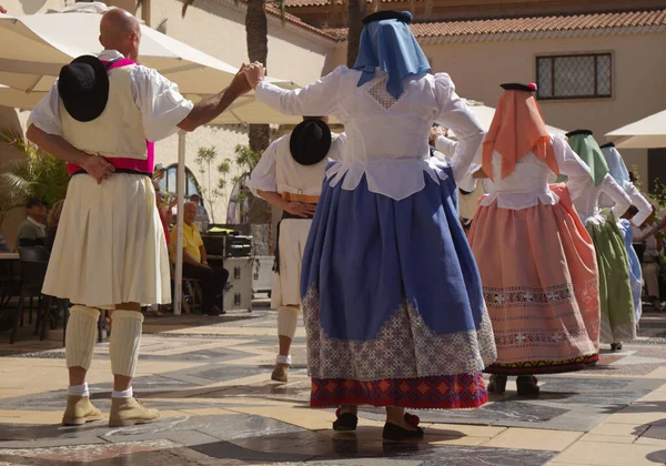 Las Palmas Gran Canaria Spain May 2022 Folk Music Dance — Stock Photo, Image
