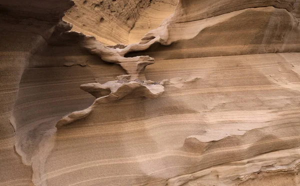 Gran Canaria Incríveis Figuras Erosão Pedra Areia Ravinas Capa Punta — Fotografia de Stock