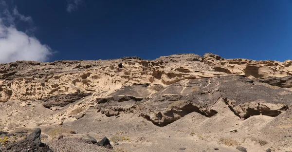 Gran Canaria Erstaunliche Sandsteinerosionsfiguren Schluchten Kap Punta Las Arenas Westen — Stockfoto