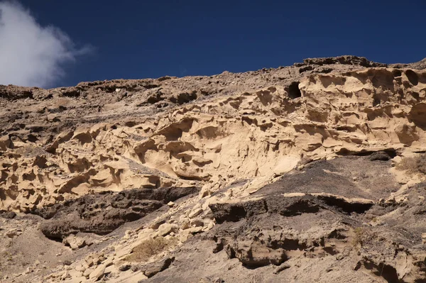 Gran Canaria Étonnantes Figures Érosion Grès Dans Les Ravins Punta — Photo