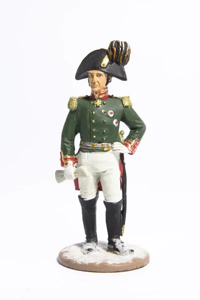 Toy soldier isolated on white — Stock Photo, Image