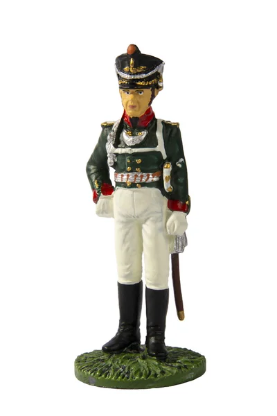 Toy soldier on a white background — Stock Photo, Image