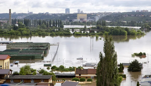 Flooding in Prague, Czech Republic, June 2013 — Stock Photo, Image