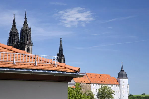 Albrechtsburg castle tower in Meysene, Germany — Stock Photo, Image