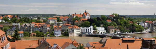 View of the Elbe river, flooded during the floods in June 2013 — Stock Photo, Image