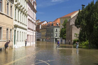 meyssen, Almanya, Haziran 2013 yılında sel