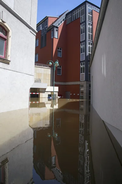 Flooding in Meyssen, Germany, in June 2013 — Stock Photo, Image