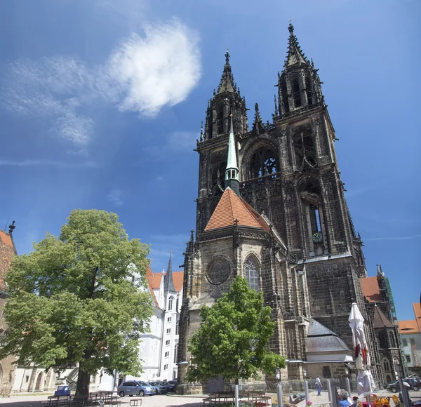 Meissen katedralde meissen, Almanya — Stok fotoğraf