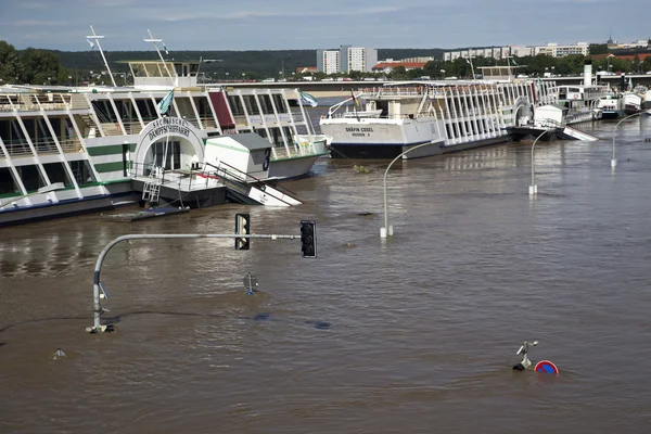 Flooding in Dresden, Germany, June 2013 — Stock Photo, Image