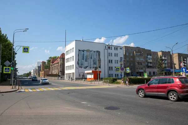 Sortavala Russland Juli 2021 Blick Auf Die Karelskaja Straße Zentrum — Stockfoto