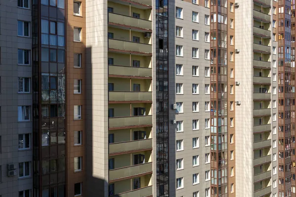 Petersburg Russia July 2021 Fragment Multi Storey Building Primorsky District — Stock Photo, Image