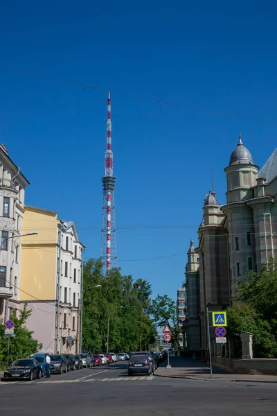 Szentpétervár Oroszország 2021 Július Szentpétervári Torony Látképe — Stock Fotó