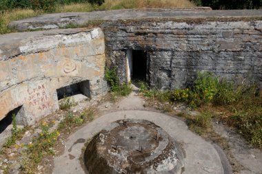 Finlandiya Körfezi 'ndeki Kotlin Adası' ndaki 