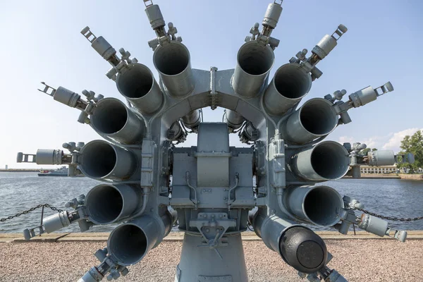 San Pietroburgo Russia Luglio 2021 Lancio Bombe Razzo Rbu 6000 — Foto Stock