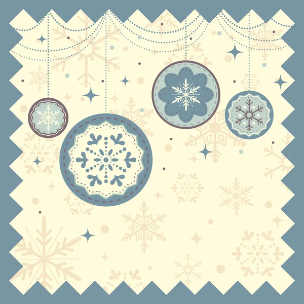Winter Christmas background — Stock Vector
