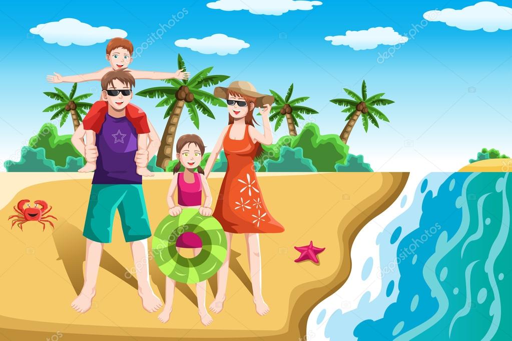 Vektorgrafiken Family Vacation Clipart Vektorbilder Family Vacation Clipart Depositphotos
