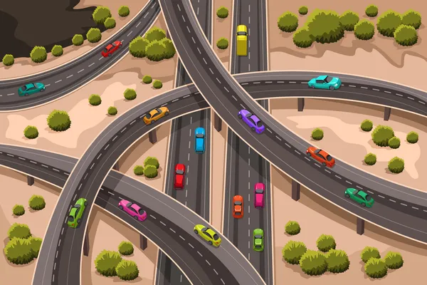 Highway — Stock Illustration Highway Royalty Free Stock Vectors