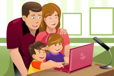 mutlu bir aile bir laptop arıyorum