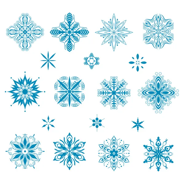 Snow icons — Stock Vector