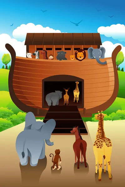 Noahs ark — Stock Vector