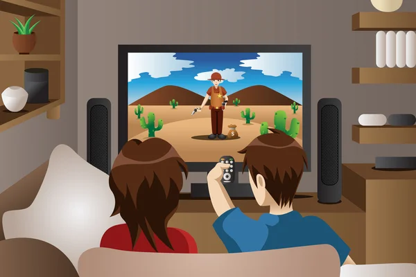 Watching Tv Clipart Vector Art Stock Images Depositphotos