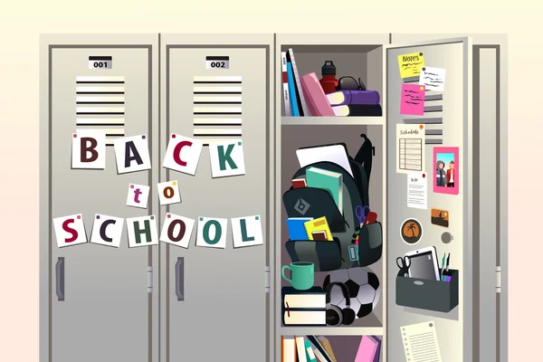 Back to school background — Stock Vector