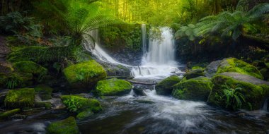 Horseshoe falls Tasmania'deki / daki