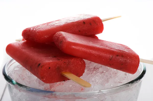 Vattenmelon popsicle — Stockfoto