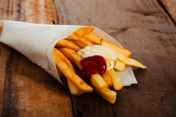 Potatis pommes frites — Stockfoto