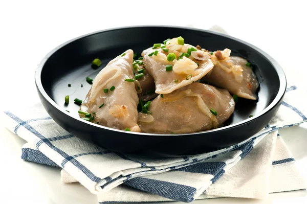 Pierogi of knoedel — Stockfoto