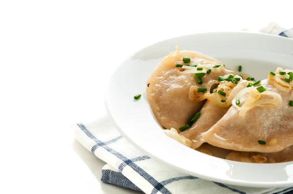 Pierogi of knoedel — Stockfoto