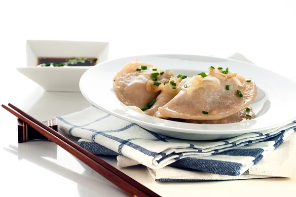 Pierogi of knoedel — Stockfoto