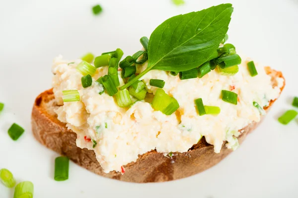 Brot und Käse — Stockfoto