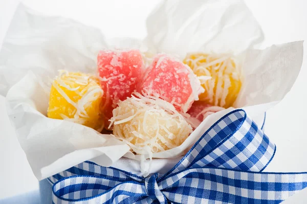 Coconut ice candy — Stock Photo, Image