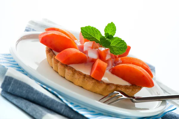 Papaya tarte — Stockfoto