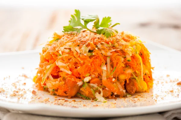 Spicy carrot salad — Stok fotoğraf