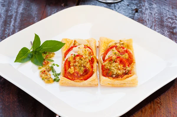 Mini-Pizza — Stockfoto