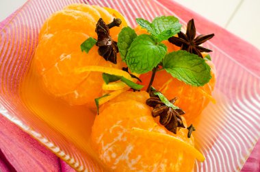 mandalina baharatlı şurup