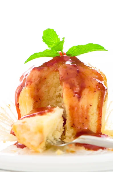 Muffin alla fragola — Foto Stock