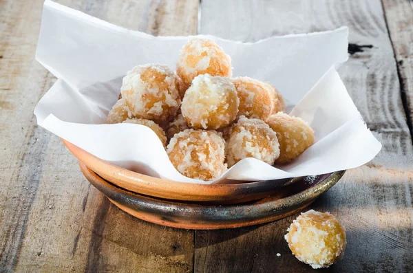 Gebratene Dessertbällchen — Stockfoto