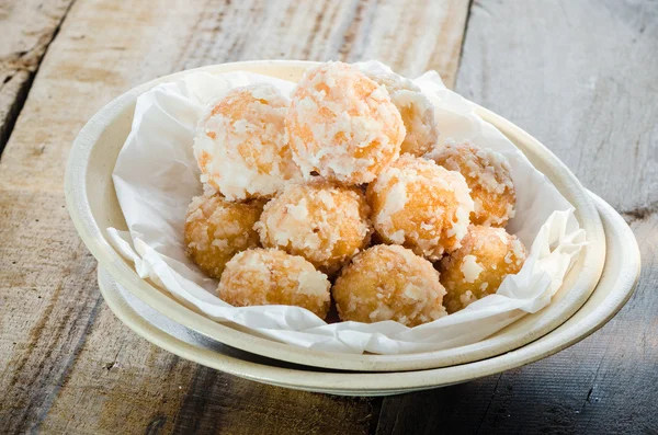 Gebratene Dessertbällchen — Stockfoto