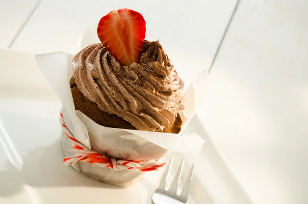 チョコレートのカップケーキ — ストック写真